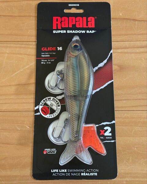 ラパラ スーパーシャドウラップグライド SSDRG16 16cm 86g スメルトオンザビーチ