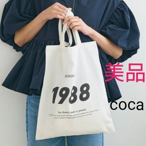 美品 コカ ロゴ コットン トート トートバッグ サブバッグ エコバッグ