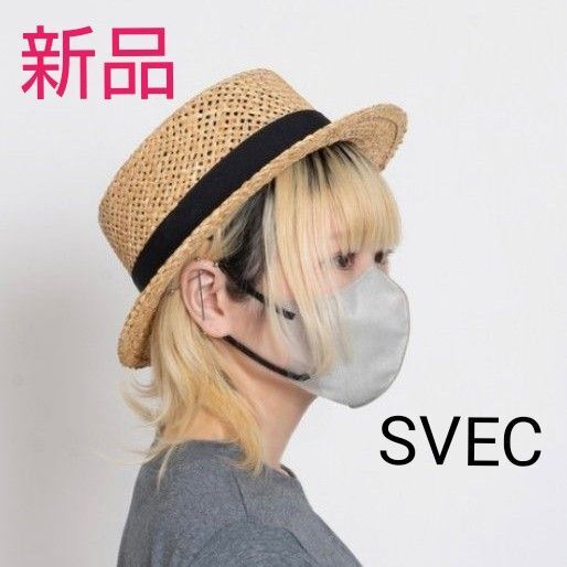 新品 SVEC カンカン帽 ハット リボン付き カンカンハット 男女兼用 レディース メンズ 帽子 麦わら帽子 シュベック