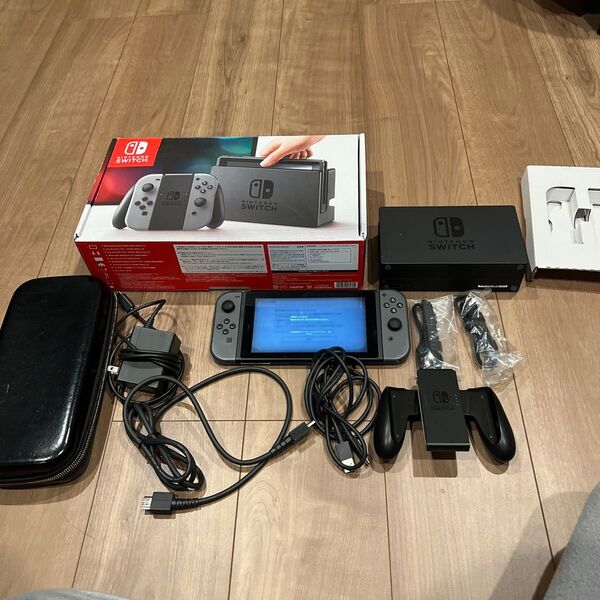Nintendo Switch 本体 グレー 64G SDカード付