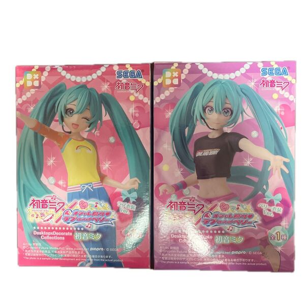 【新品未開封】初音ミク ×オシャレ魔女andベリーDesktop Decorate Collections フィギュア2種セット