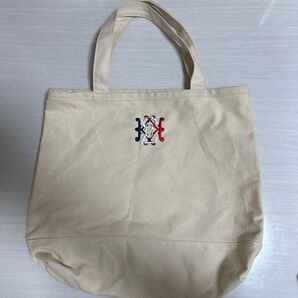 KinKiKids トートバッグ ロゴ刺繍 ベージュ