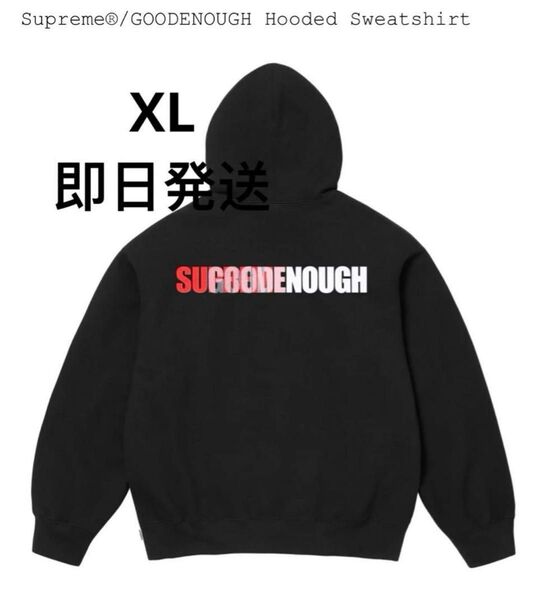 Supreme x GOODENOUGH Hooded Sweatshirt "Black"