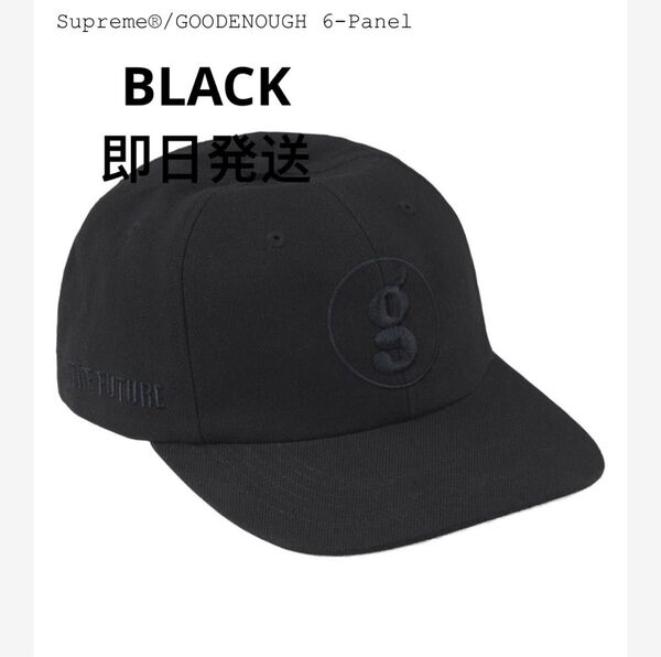 Supreme x GOODENOUGH 6-Panel "Black"