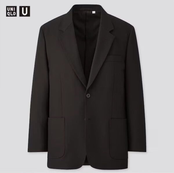 ユニクロユー UNIQLO U テーラードジャケット Mサイズ ブラック
