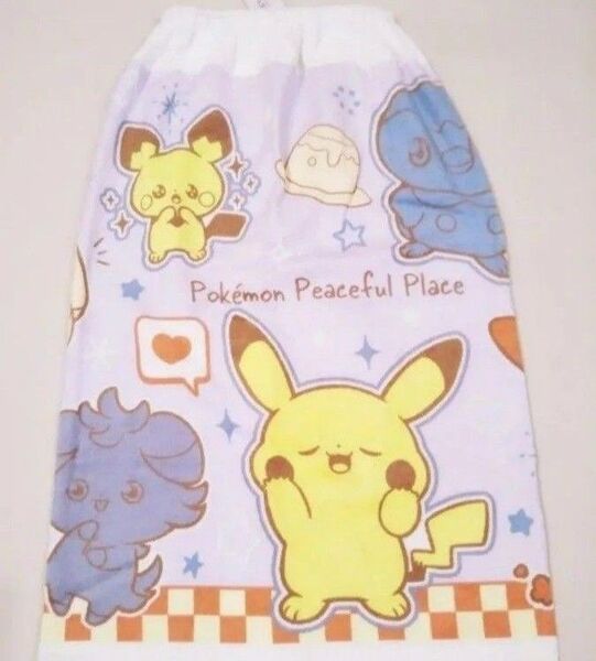 新品 80 ラップタオル ポケモン ポケピース プールタオル 巻きタオル