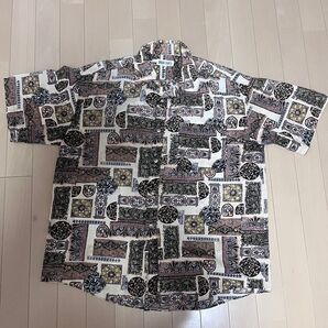 BRIGHT LIGHTS 総柄シャツ 古着 Lサイズ