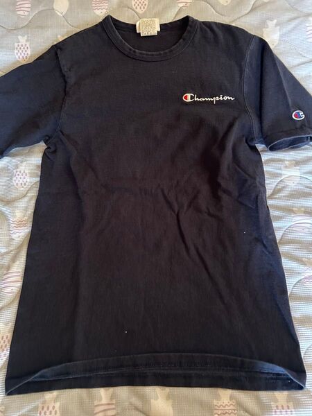 Champion Tシャツ ネイビー アメリカ古着 メンズSサイズ