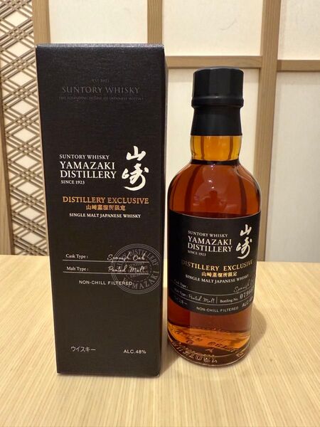 SUNTORY サントリー 山崎 山崎蒸留所限定 スパニッシュオーク ウイスキー 180ml 箱付き 父の日 ギフト プレゼント