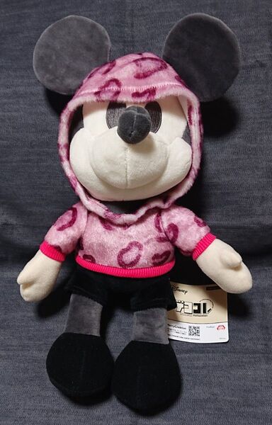 ミッキー デココレ ピンクレオパードBIGぬいぐるみ Mickey
