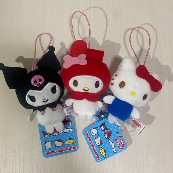 サンリオキャラクターズ ベーシックカラーマスコット ハローキティ マイメロディ クロミ