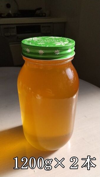 令和7年産西洋蜜蜂百花蜜1200g×2本