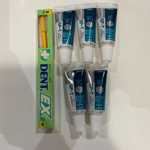 ライオン システマSP-Tジェル試供品 19g×5本とDENT.EX2の歯ブラシを1本