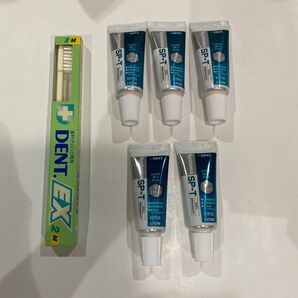 ライオン システマSP-Tジェル 試供品 19g×5本&DENT.EX2の歯ブラシを1本