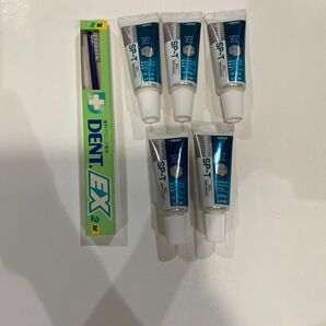 ライオン システマSP-Tジェル 試供品 19g×5本とDENT.EX2の歯ブラシを1本