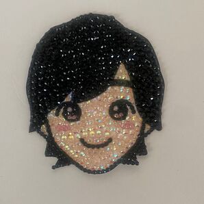 なにわ男子 道枝駿佑 うちわデコ デコうちわ ストーンデコ ちびぬい パーツ