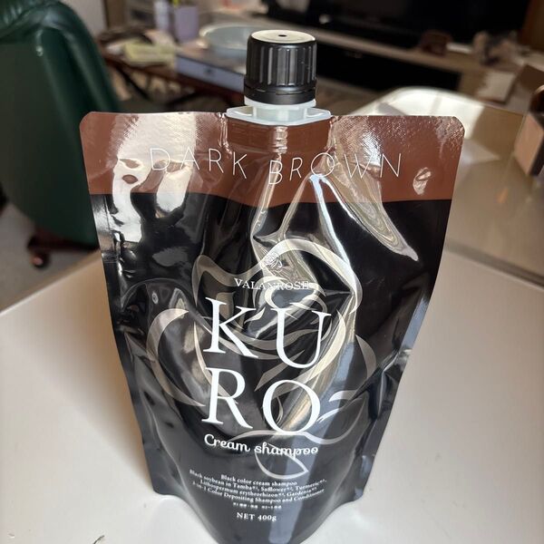 VALANROSE KURO クリームシャンプー ダークブラウン 400g