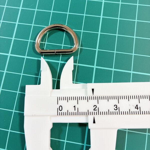 Dカン 内径18㎜ シルバー 100セット ハンドメイド パーツ 金具 手作り