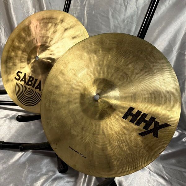 美品 SABIAN HHX GROOVE HI-HAT TOP& BOTTOM 14ペア