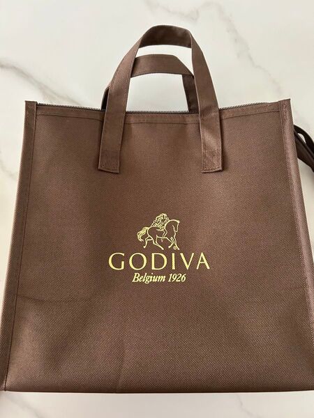 【新品未使用】GODIVA ゴディバ オリジナル保冷バッグ茶