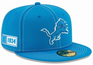 【7.1/2】 限定 100周年記念モデル NEWERA ニューエラ LIONS デトロイト ライオンズ 59Fifty キャップ 帽子 NFL アメフト USA正規品 公式