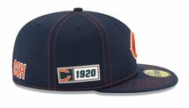 【7】 限定 100周年記念モデル NEWERA ニューエラ BEARS シカゴ ベアーズ 紺 ネイビー 59Fifty キャップ 帽子 NFL アメフト USA正規品_画像5