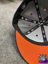 【8】 限定 100周年記念モデル NEWERA ニューエラ Broncos デンバー ブロンコス 紺 59Fifty キャップ 帽子 NFL アメフト USA正規品 公式_画像6