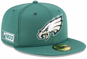 【7.1/2】 限定 100周年記念モデル NEWERA ニューエラ Eagles フィラデルフィア イーグルス 59Fifty キャップ 帽子 NFL アメフト USA正規品