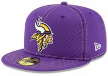 【7.1/2】 限定 100周年記念モデル NEWERA ニューエラ VIKINGS ミネソタ バイキングス 59Fifty キャップ 帽子 NFL アメフト 公式 USA正規品_画像3