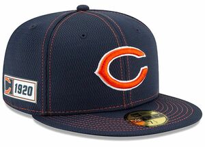 【7.1/4】 限定 100周年記念モデル NEWERA ニューエラ BEARS シカゴ ベアーズ 紺 ネイビー 59Fifty キャップ 帽子 NFL アメフト USA正規品