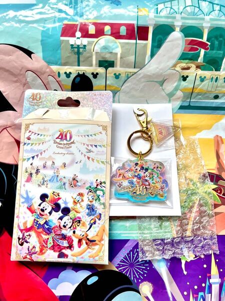 TDR★ディズニーリゾート40周年ドリームゴーラウンドグランドフィナーレ☆キーチェーン シークレット★TDLTDS