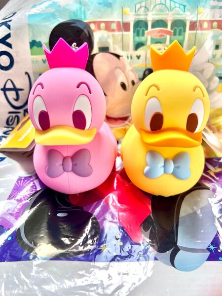 TDL★ディズニーランド☆ドナルドのクワッキーダックダックダックシティ パルパルーザ バッグチャームケース付 セット★TDR