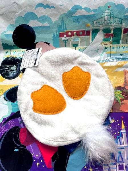 TDL★ディズニーランド☆ドナルドのクワッキーダックダックダックシティ ディズニーパルパルーザ ベレー帽★TDR
