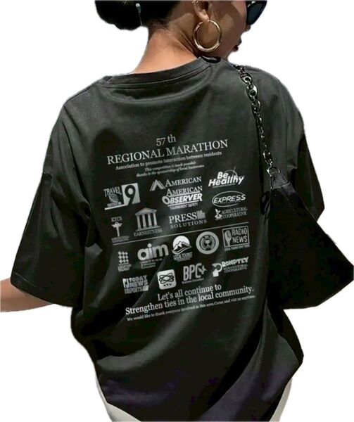 Tシャツ 半袖Tシャツ クルーネック トップス プリントTシャツ