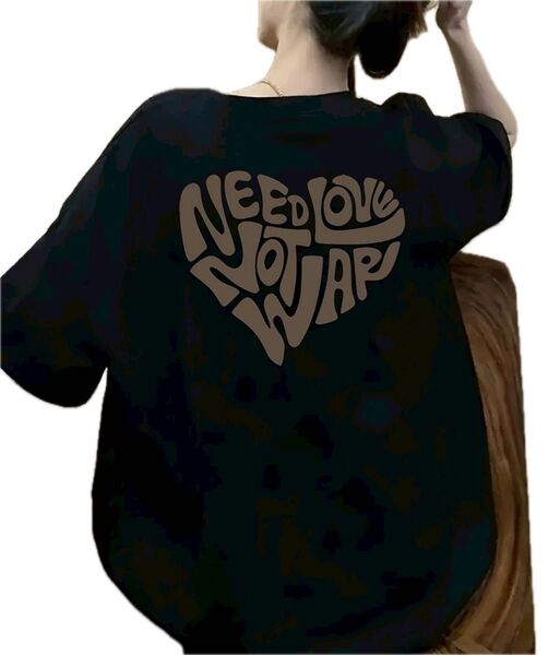 Tシャツ 半袖Tシャツ クルーネック トップス プリントTシャツ