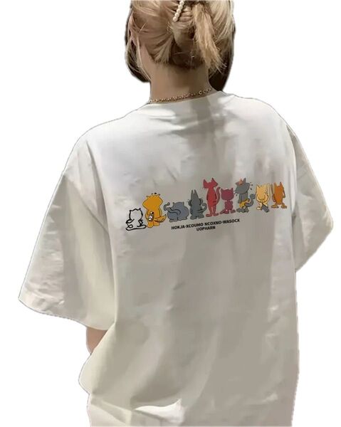 Tシャツ 半袖Tシャツ クルーネック トップス プリントTシャツ