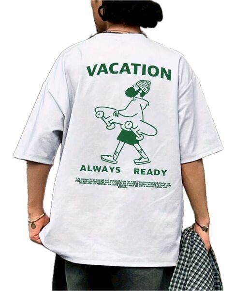 Tシャツ 半袖Tシャツ クルーネック トップス プリントTシャツ