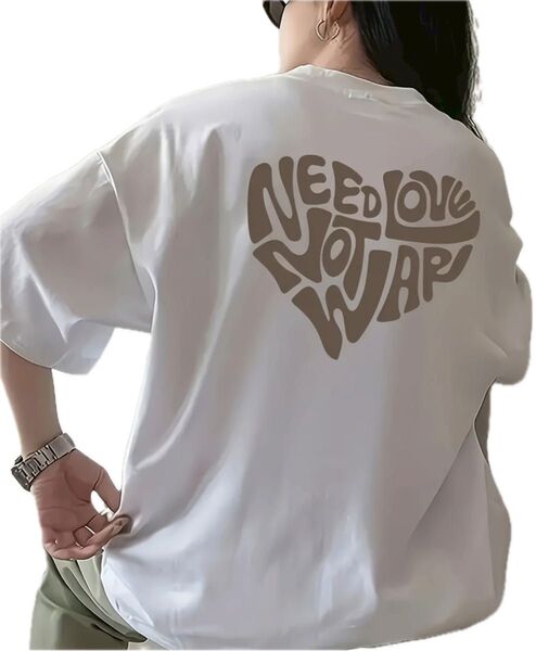 Tシャツ 半袖Tシャツ クルーネック トップス プリントTシャツ
