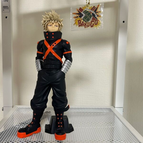 爆豪勝己 フィギュア メタルチャーム 一番くじ 1番くじ ヒロアカ 僕のヒーローアカデミア キーホルダー