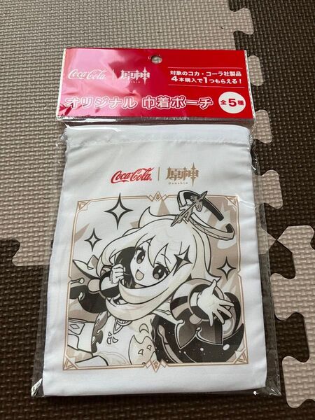 原神 巾着ポーチ オリジナル コカコーラ c