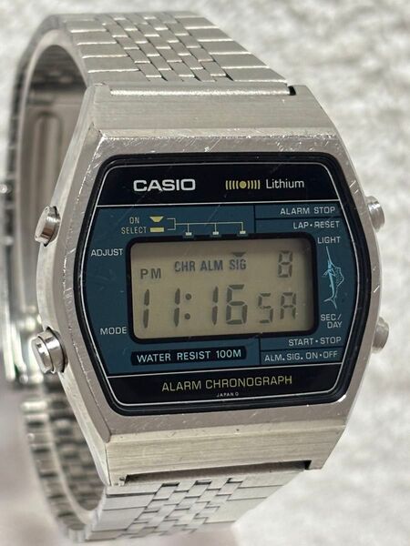 CASIO カシオ カジキ クォーツ【W-250 108】文字盤:ブルー系【動作状況:良好】メンズモデル