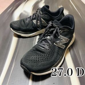 New Balance Fresh Foam X 860v1327.0cm ウィズD ブラック ランニングシューズ