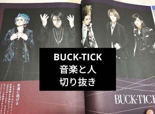 【BUCK-TICK】 音楽と人 2020年8月号 切り抜き