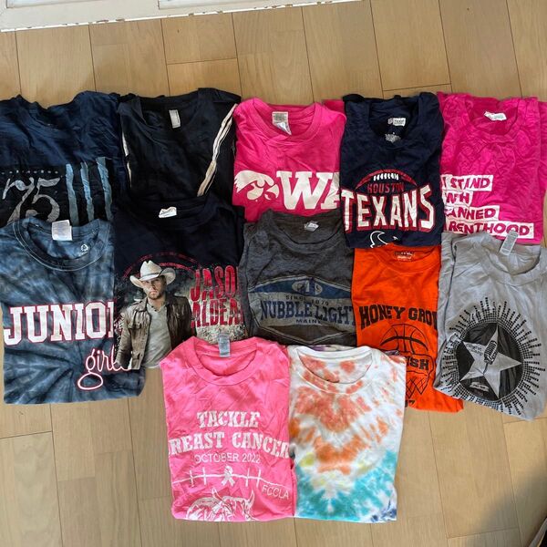 【状態良好】検品済 アメリカ古着 アメリカ輸入 tシャツ sサイズ 12枚セット まとめ売り アソート フリマ用