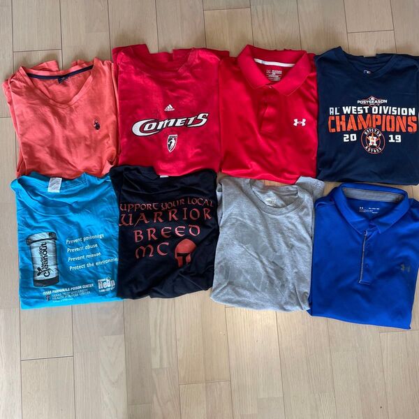 【状態良好】検品済 アメリカ古着 アメリカ輸入 tシャツ xlサイズ 2xl3xlサイズ8枚セットまとめ売り アソートフリマ用