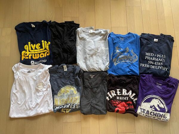 【状態良好】検品済 アメリカ古着アメリカ輸入tシャツ タンクトップ 2xlサイズ10枚セットまとめ売りアソートフリマ用
