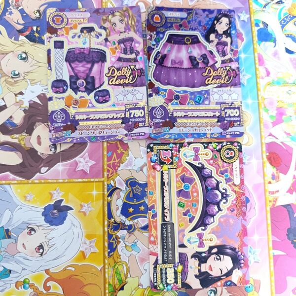 シルキーラブデビル 白樺りさ 大地のの アイカツ アイカツカード ドーリーデビル