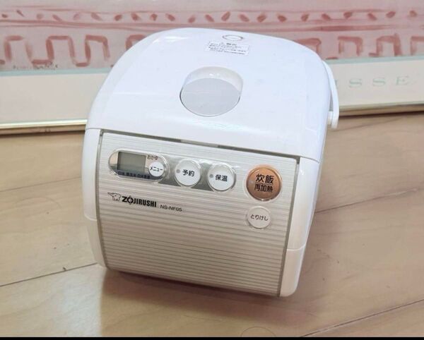 象印 マイコン炊飯ジャー 炊飯器 NS-NF05 再加熱機能付き3合炊き 2016年製
