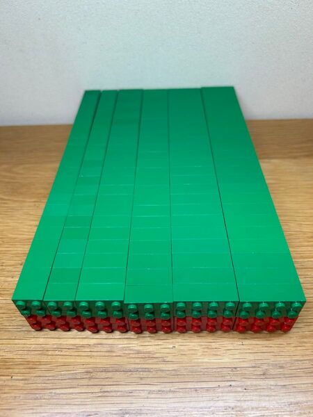 LEGO レゴブロック 基本パーツ緑色、赤色、セット