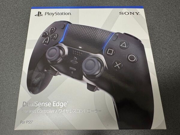 DualSense Edge ワイヤレスコントローラー ミッドナイト ブラック